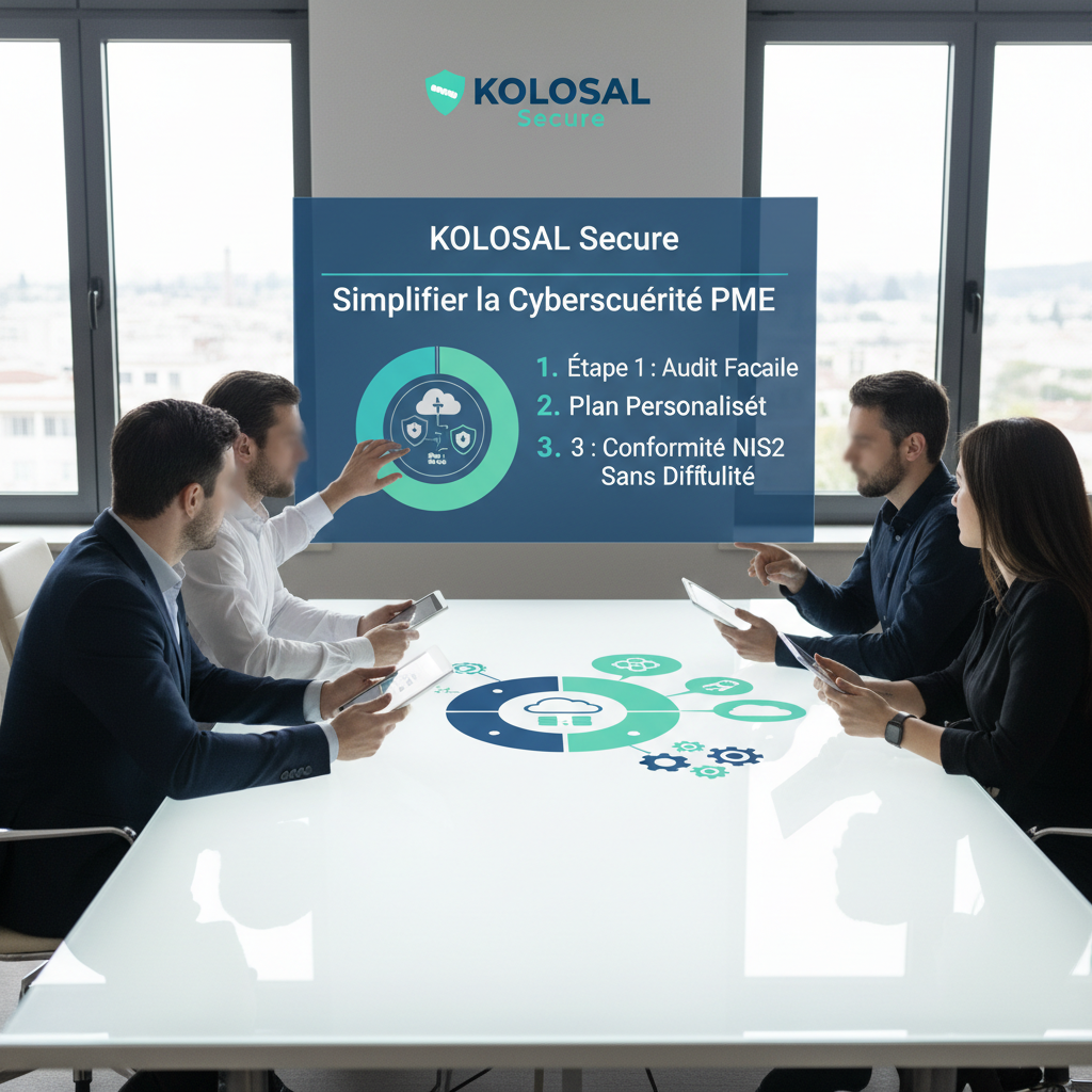 Image d'illustration pour une publication le site : Expliquer comment l'offre KOLOSAL Secure aide les PME à se préparer aux exigences NIS2 sans jargon complexe..